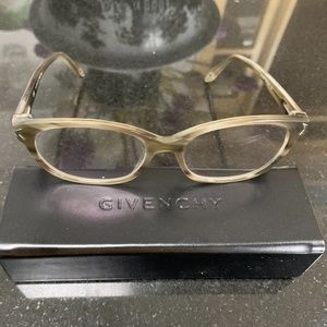Givenchy eye glass frames and carrier case